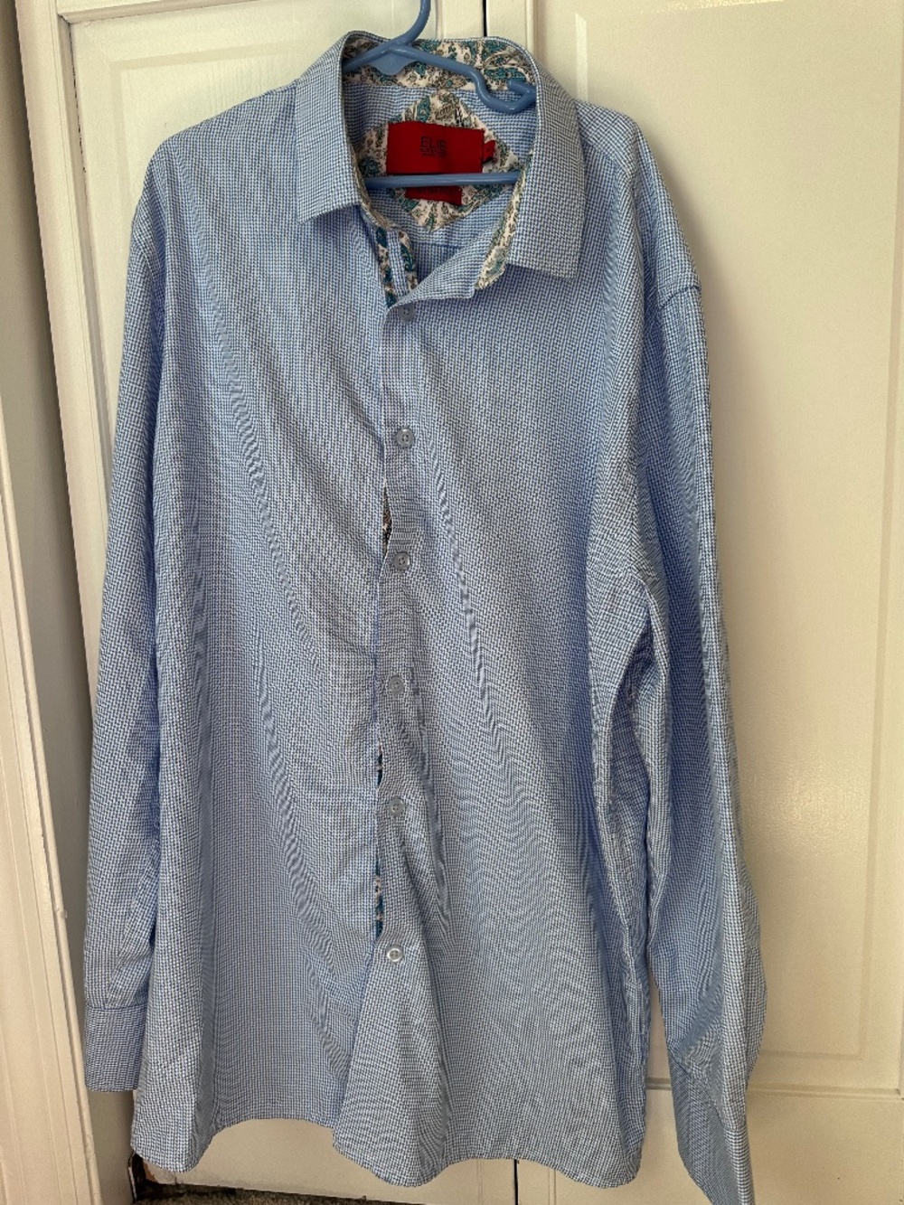 Blue Elie Balleh button down